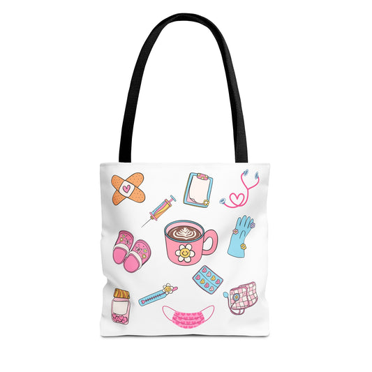 On The Go Tote Bag (White)