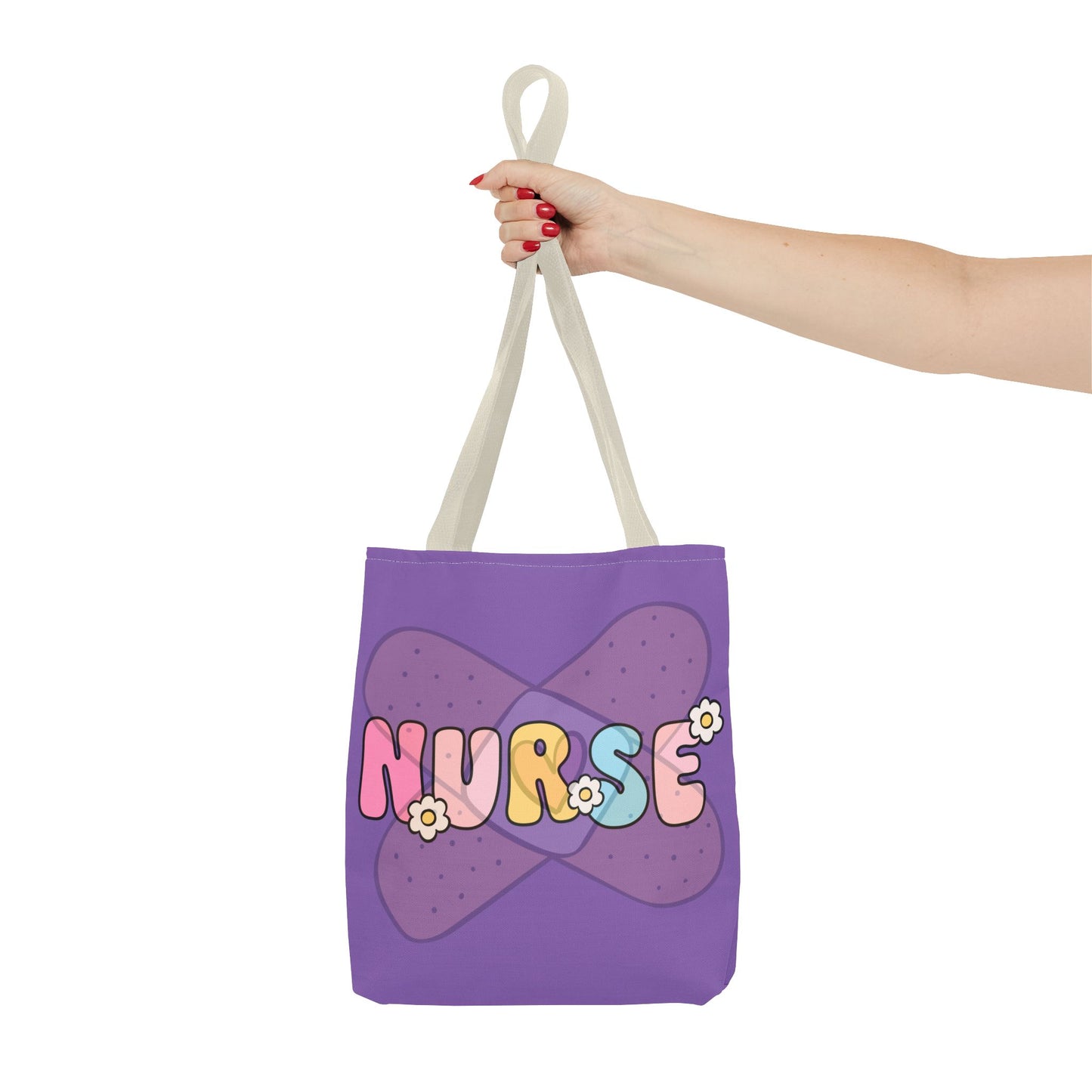 Purple Nurse Tote Bag