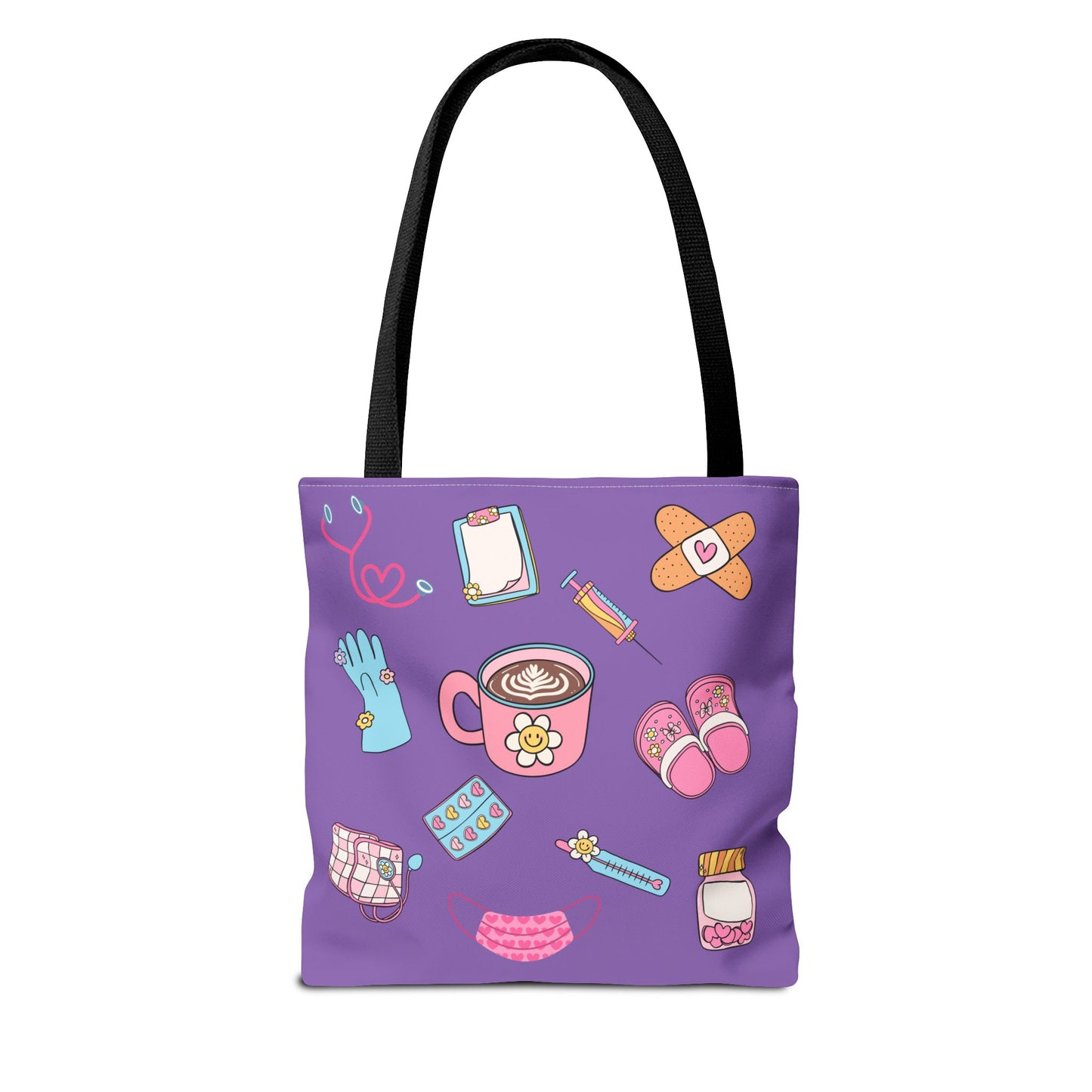 Nurse On The Go Tote Bag (Purple)