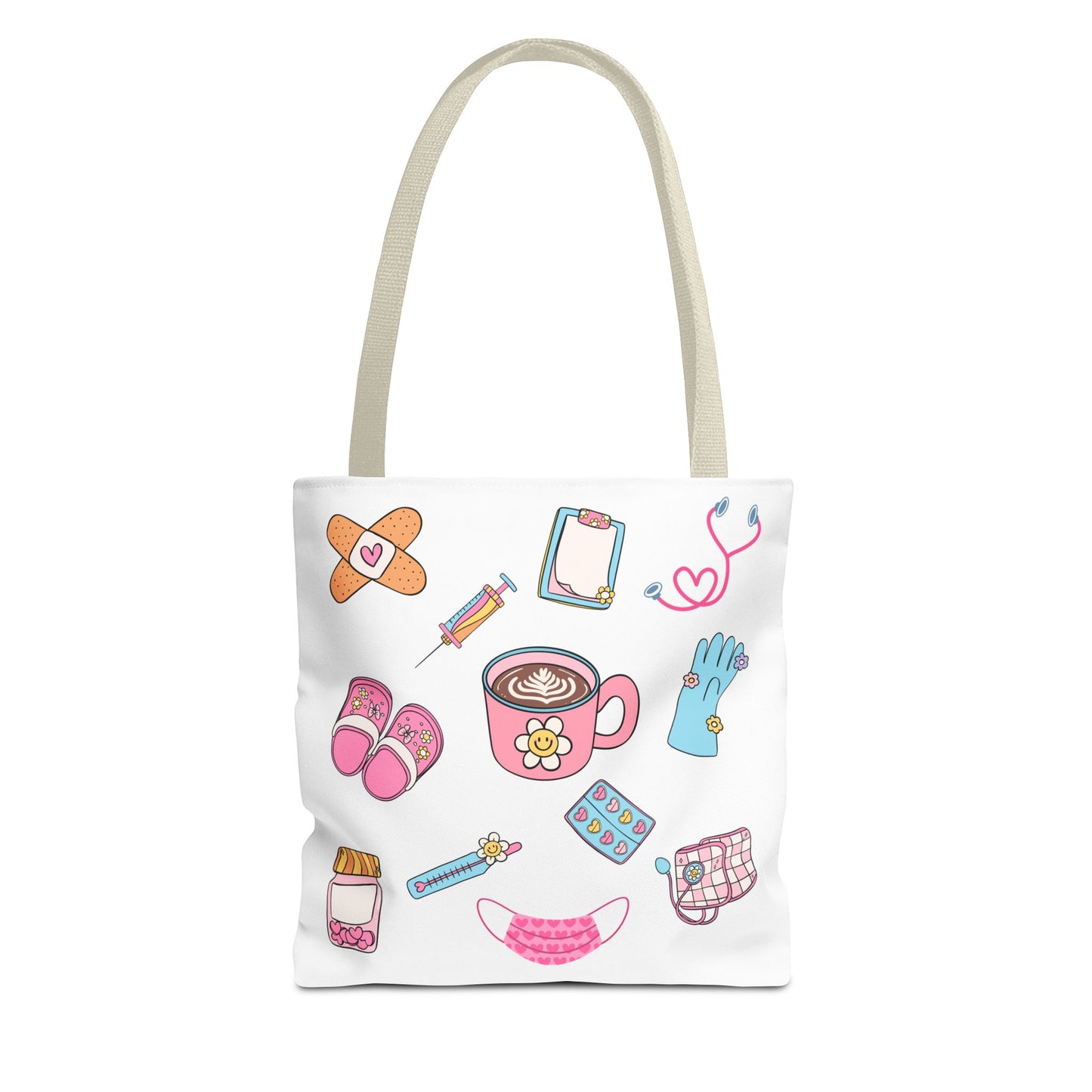 On The Go Tote Bag (White)