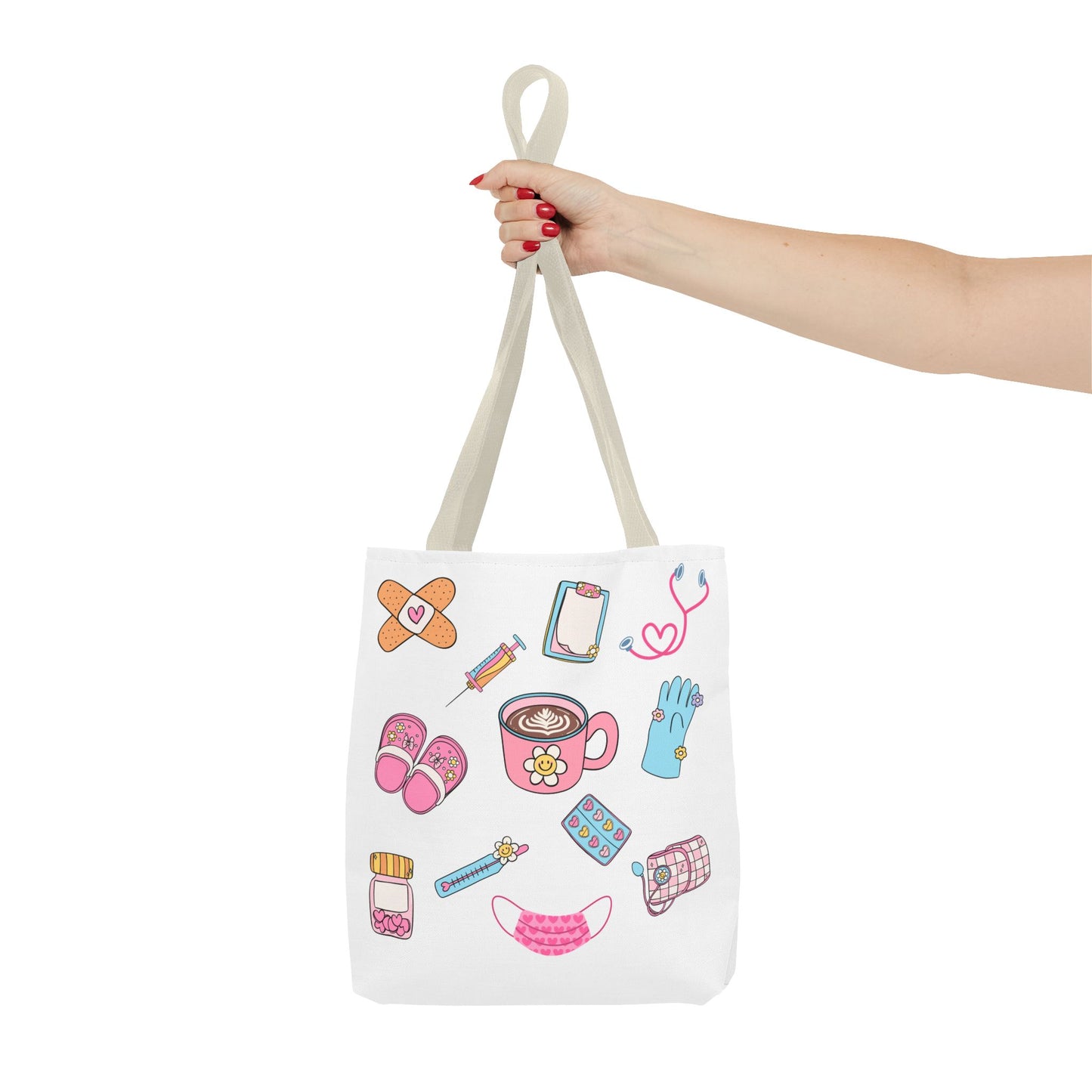 On The Go Tote Bag (White)