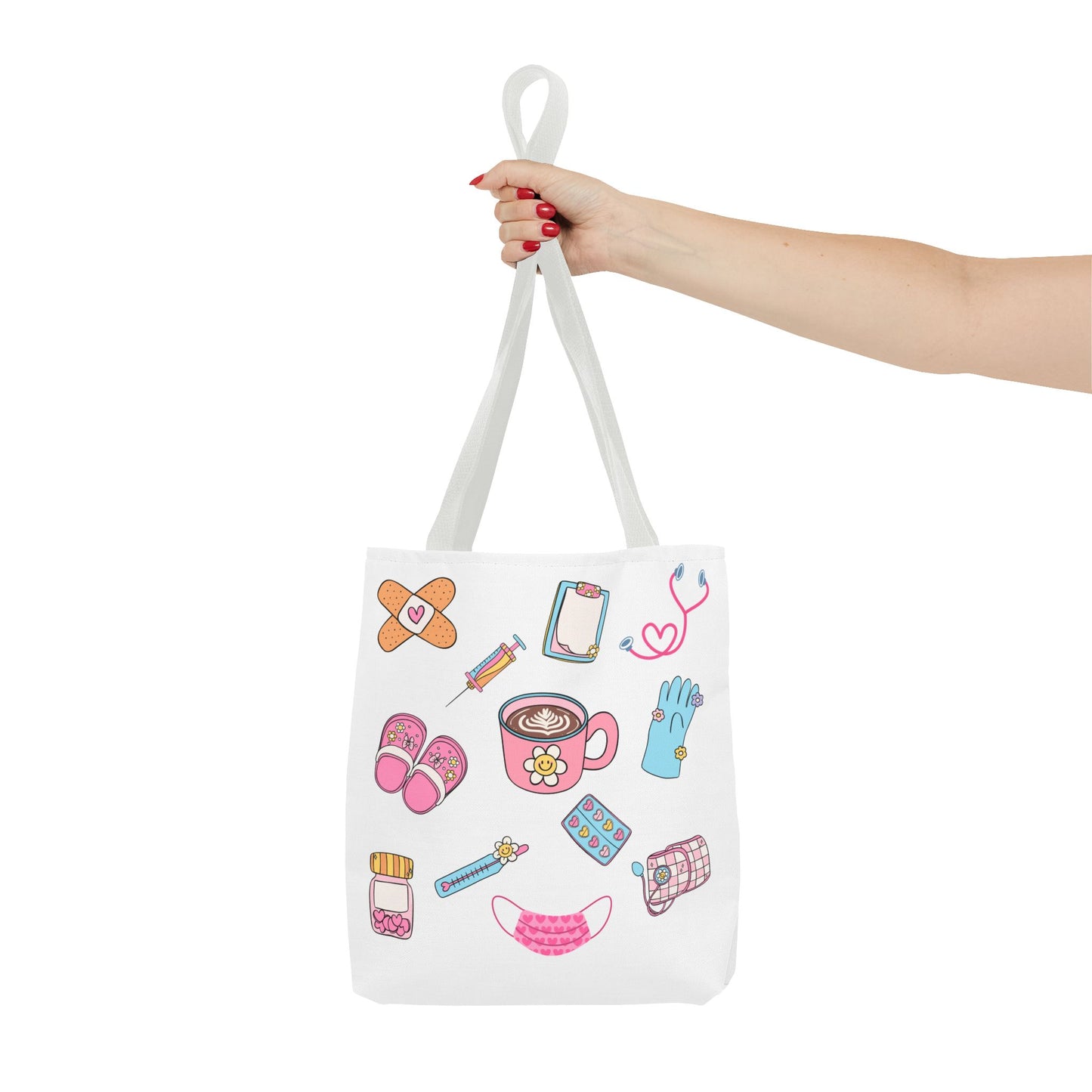 On The Go Tote Bag (White)