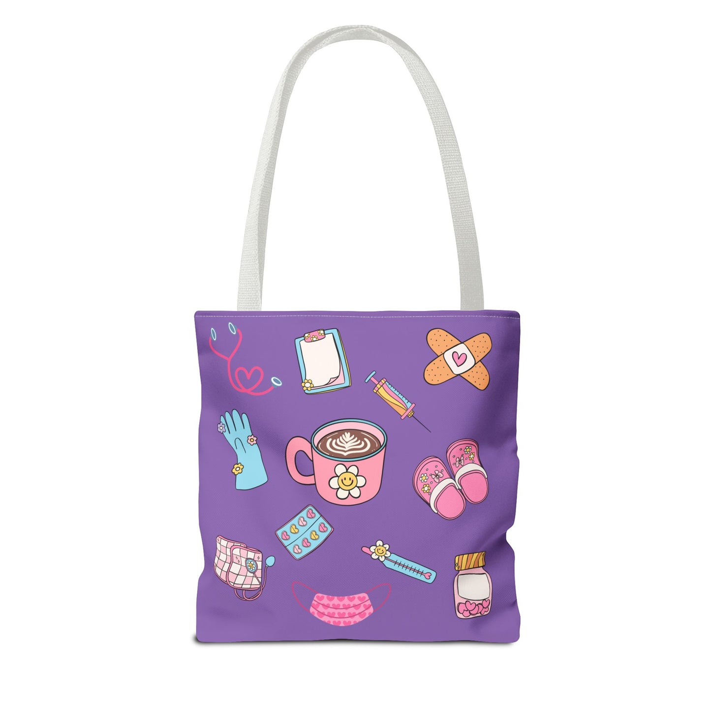 Nurse On The Go Tote Bag (Purple)