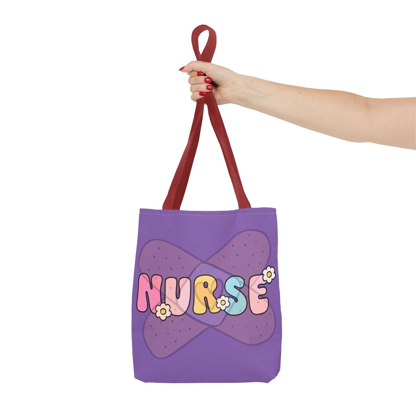 Purple Nurse Tote Bag