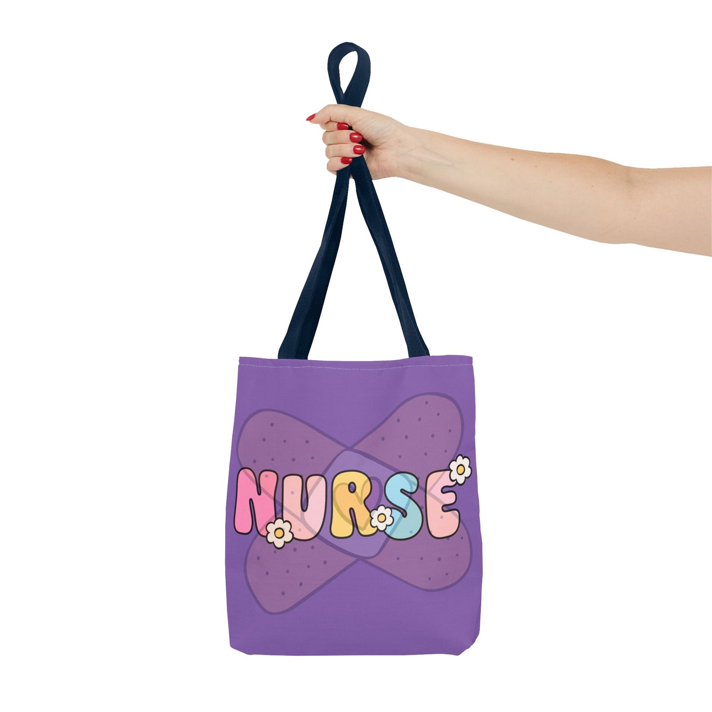 Purple Nurse Tote Bag